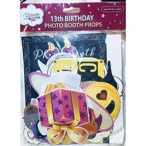 Birthday Photo Booth Props‎ Party Kit 41pcs Wooden Sticks- Sweet 16 Fun Time